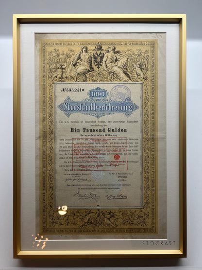 National Bond Austria from 1868