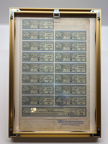 National Bond Austria from 1868